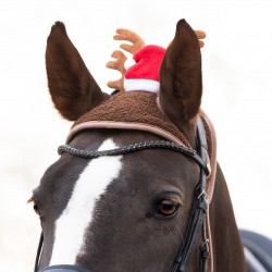 Bonnet de rene - noël pour cheval - QHP