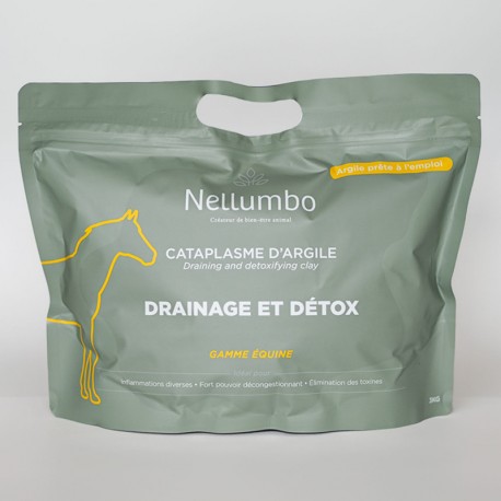 Nellumbo Cataplasme d'argile Drainage & Detox