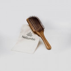 Nellumbo Brosse démêlante en bambou